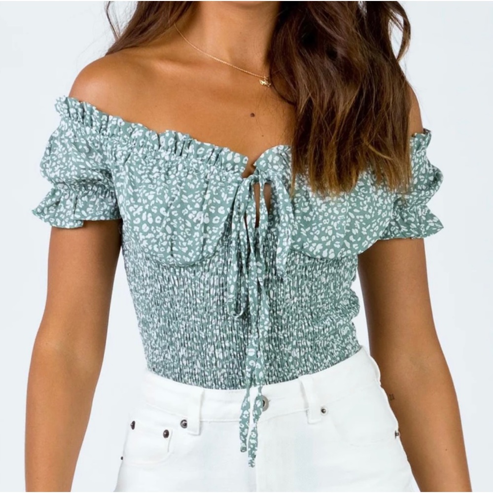 Princess Polly Green Bodysuit